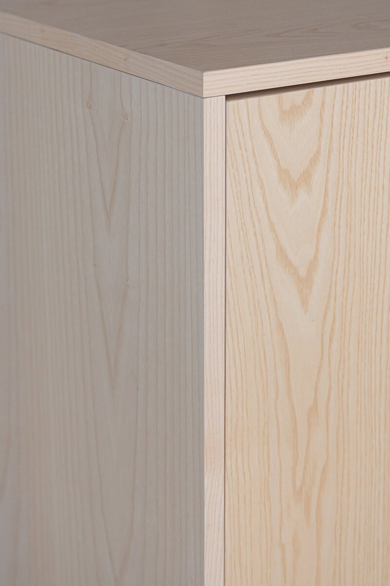 IKEA BESTÅ cabinet with ash veneer YTA FRÖNTS.